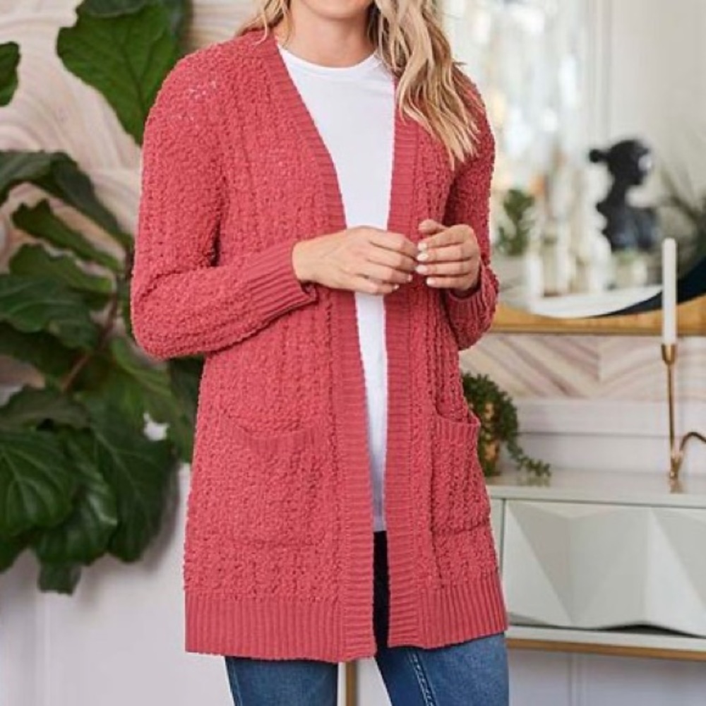 🌺Popcorn-knit Cardigan🌺